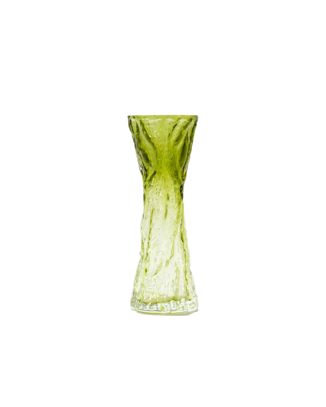 Lime Green Ingrid Glass Vase. Germany, 1950s