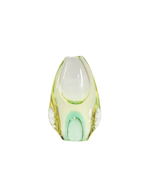 Sommerso Murano Glass Vase. Venice, 1950s